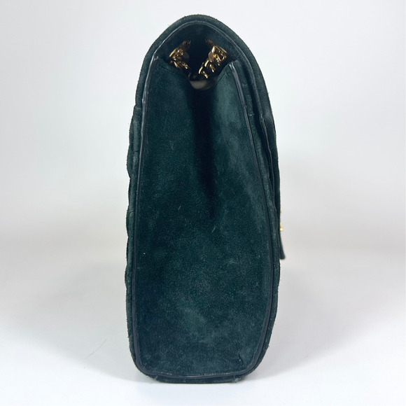 Saint Laurent Medium Suede Triquilt Envelope Shoulder Bag - Picture 6 of 13